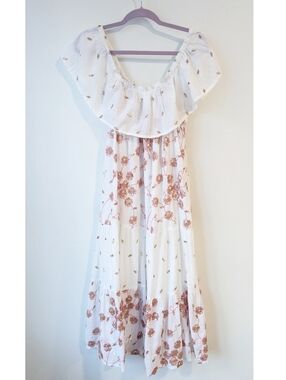 Oliphant Tiered Off The Shoulder Sequin Dress